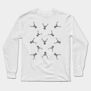 Deer pattern - black. Long Sleeve T-Shirt